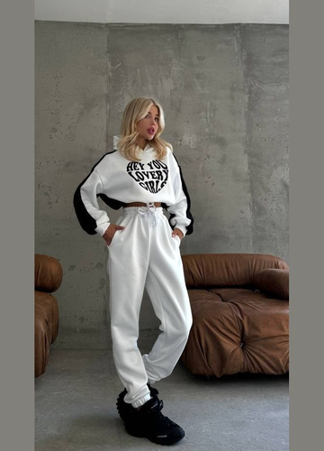 Стильний теплий костюм на флісі